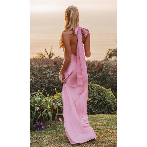 Show Me Your MuMu Dresses & Skirts - Show Me Your Mumu Lisa Maxi Gown Light Pink Size XS